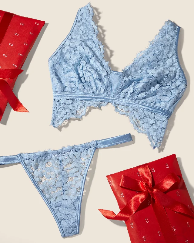 Strapless bras for wearing with strapless tops and dresses​ Completino Bralette E Perizoma Curvy