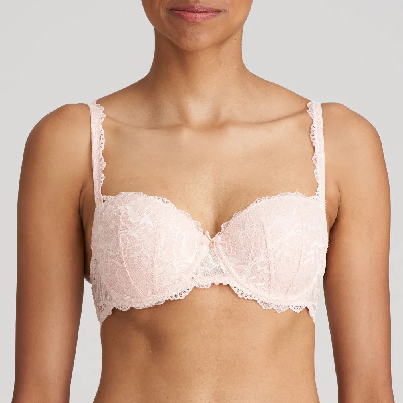 Unpadded bras for a natural and lightweight feel​ Manyla Formed Cup Balconnet Bra B-E