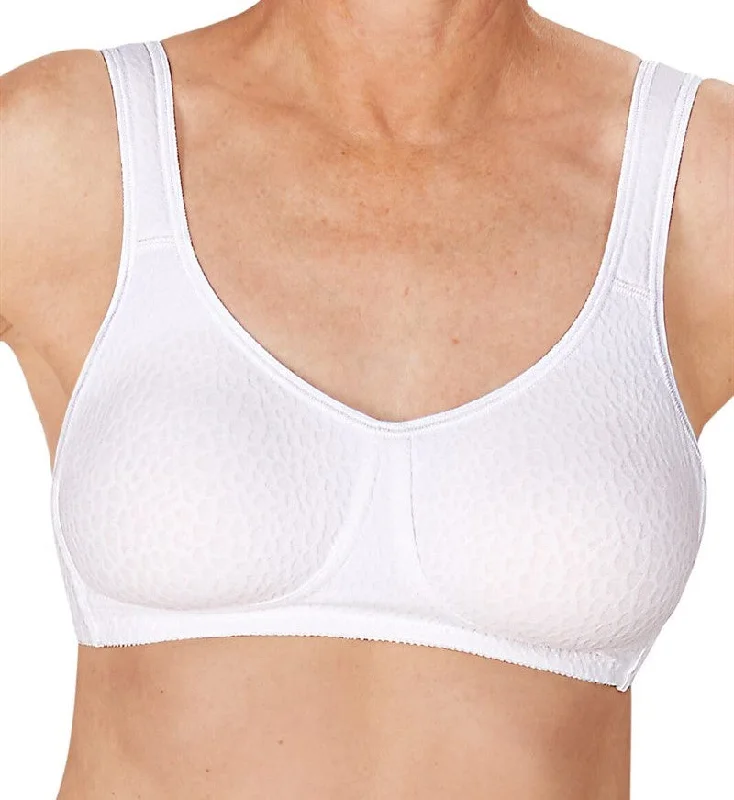 Bra with a breathable lining for a cool feel​ Mastectomy Bra 'Mona White'