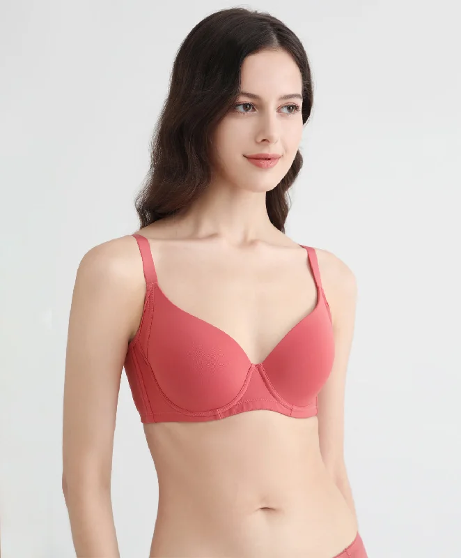 Bra with a balconette style for a flirty neckline​ Microfibre Basics Full Coverage