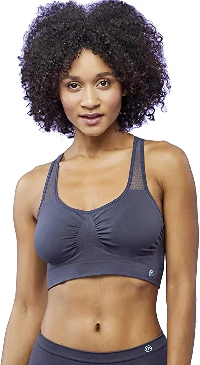 T - shirt bras with a seamless and smooth finish for wearing under T - shirts​ Miel LELE Sporty Racerback Bra- Featuring Antimicrobial Finish!