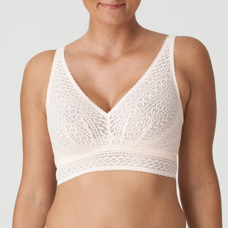 Minimizer bras to reduce the appearance of breast size​ Montara All Lace Non-Wire Bra