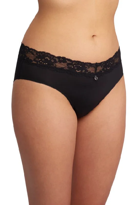 Bra with a soft - touch lining for a luxurious experience​ Montelle Mid-Rise Brief #9004