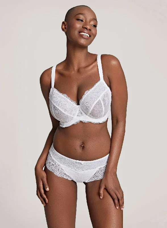 sleep bras for all night comfortPanache: Ana Plunge Bra White