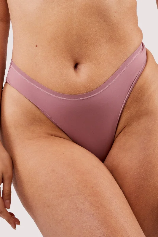 Full - cup bras providing maximum coverage and support​ Second Skin Rose Recycled Thong