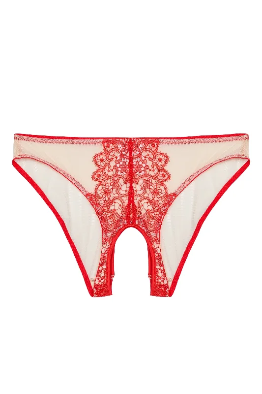 Full - cup bras providing maximum coverage and support​ Anaise Red Ouvert Brief