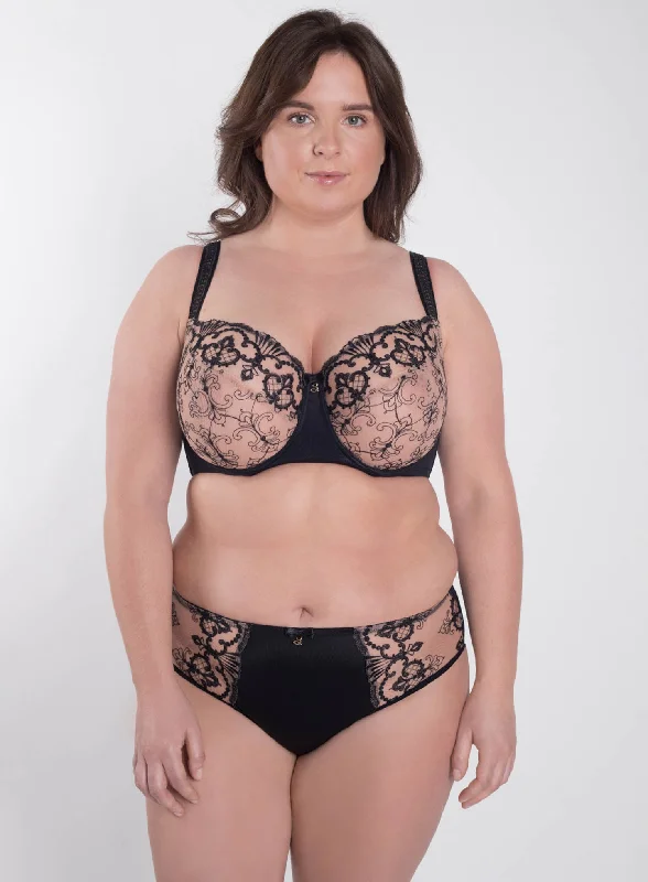 plunge t - shirt bras for a sleek appearanceSamanta Lingerie: Perla Full Cup Bra Black plunge t - shirt bras for a sleek appearanceSamanta Lingerie: Perla Full Cup Bra Black