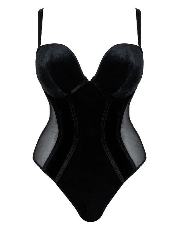 balconette bras for a sexy necklineScantilly Icon Plunge Strapless Multiway Padded Body Black