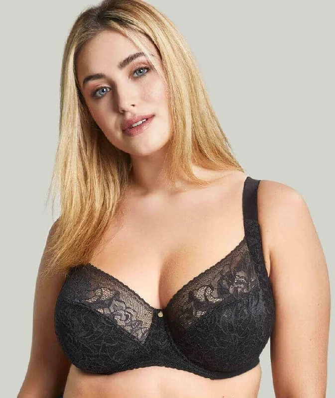 moisture wicking sports bras for sweaty workoutsSculptresse Dream Full Cup Underwire Bra - Black moisture wicking sports bras for sweaty workoutsSculptresse Dream Full Cup Underwire Bra - Black