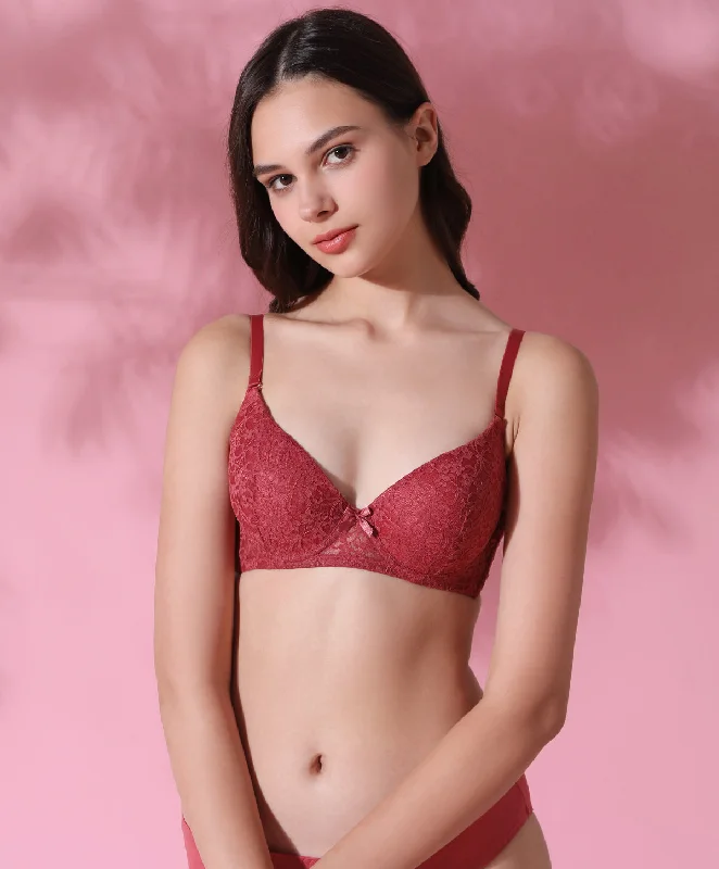 Convertible bras with adjustable straps for versatile styling​ Sunbleached Floral Lace Demi