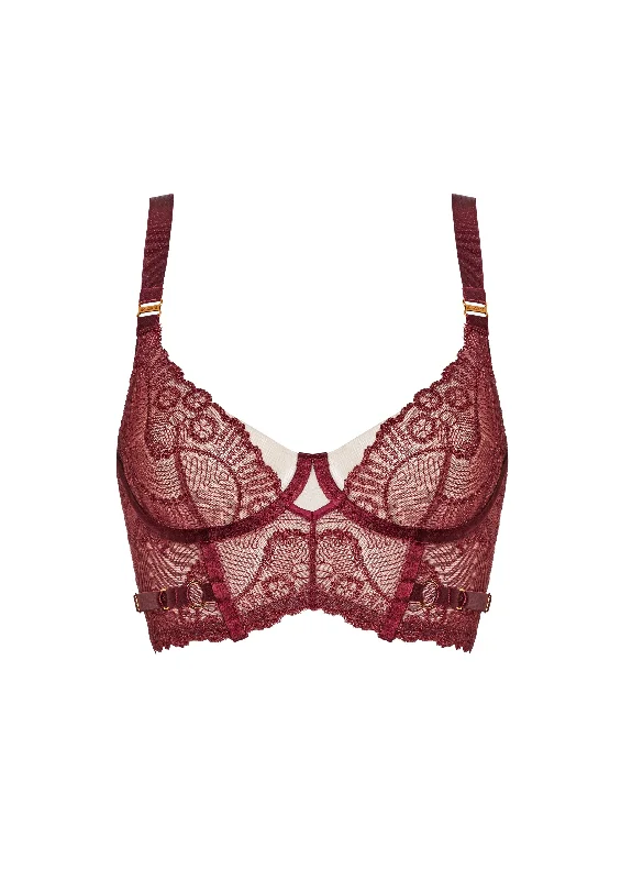 lace bras for a romantic lookTierra Longline Bodice Bra
