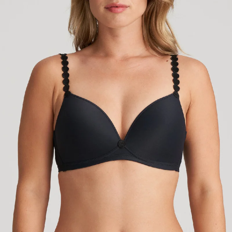 Sleep bras for a gentle and supportive fit during rest​ TOM Non-Wire Bralette (Charcoal) A-C Cup