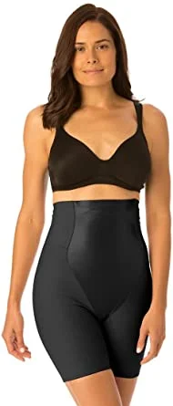 Unpadded bras for a natural and lightweight feel​ Va Bien #3757 Firm Control High-Waist Long-Leg Girdle