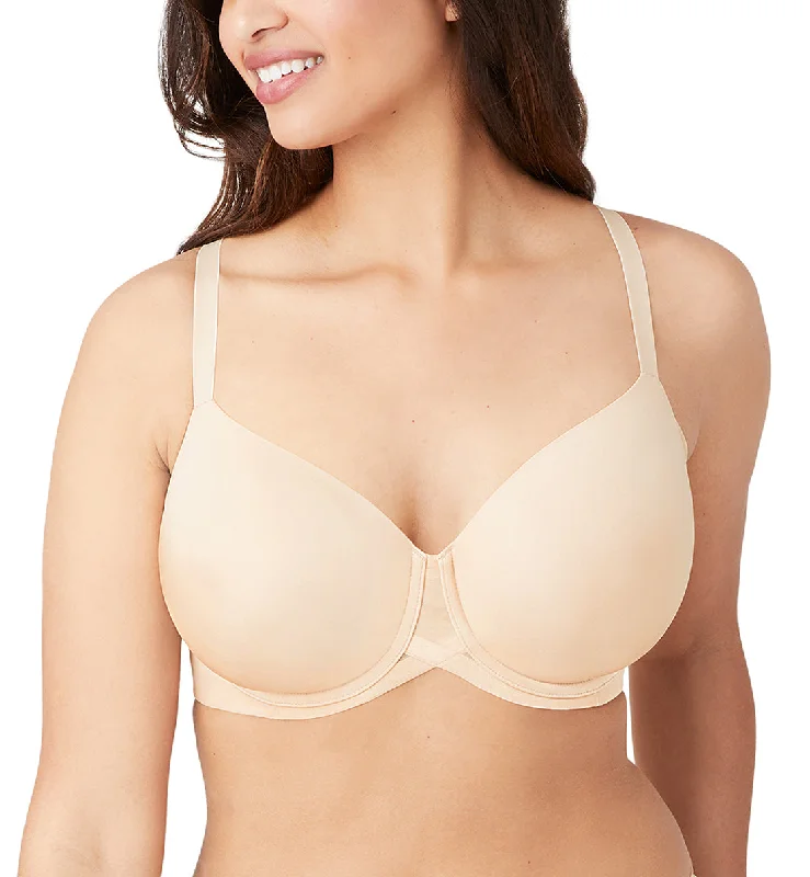 Minimizer bras to reduce the appearance of breast size Wacoal Ultimate Side Smoother Underwire Contour T-Shirt Bra (853281) - Sand Minimizer bras to reduce the appearance of breast size Wacoal Ultimate Side Smoother Underwire Contour T-Shirt Bra (853281) - Sand
