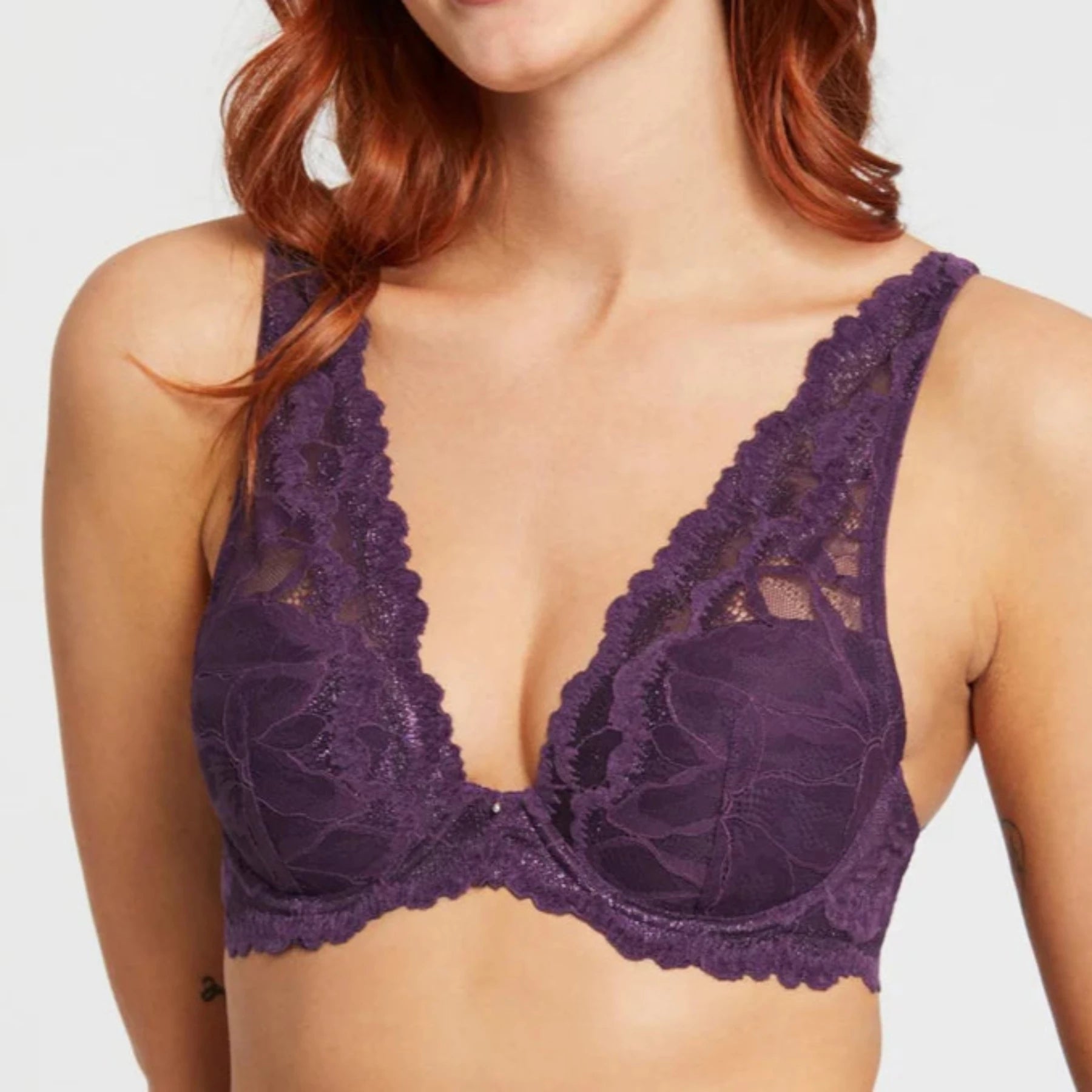 plus size nursing bras for breastfeeding momsRoyale Mystique Bra 9531 - Pinot