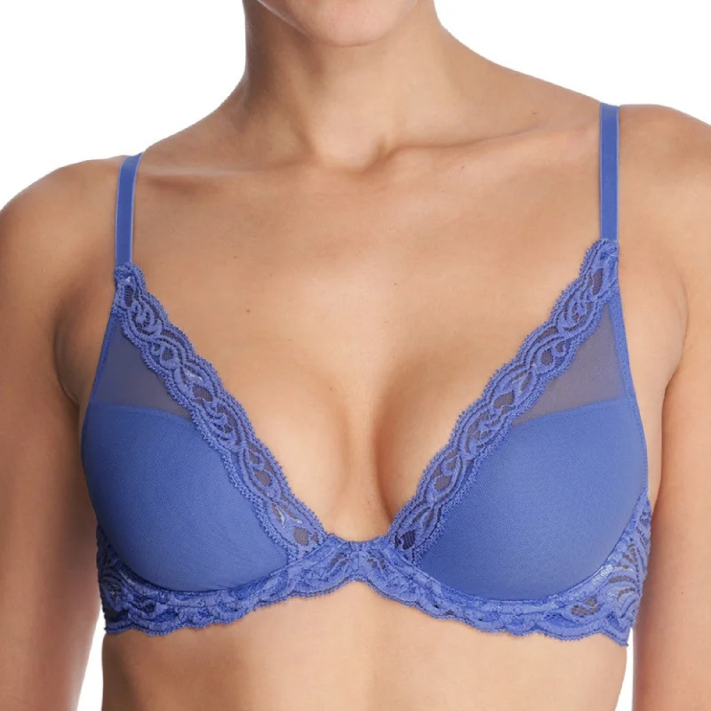 underwire bras with maximum supportFeathers Contour Plunge Bra 730023 - French Blue underwire bras with maximum supportFeathers Contour Plunge Bra 730023 - French Blue
