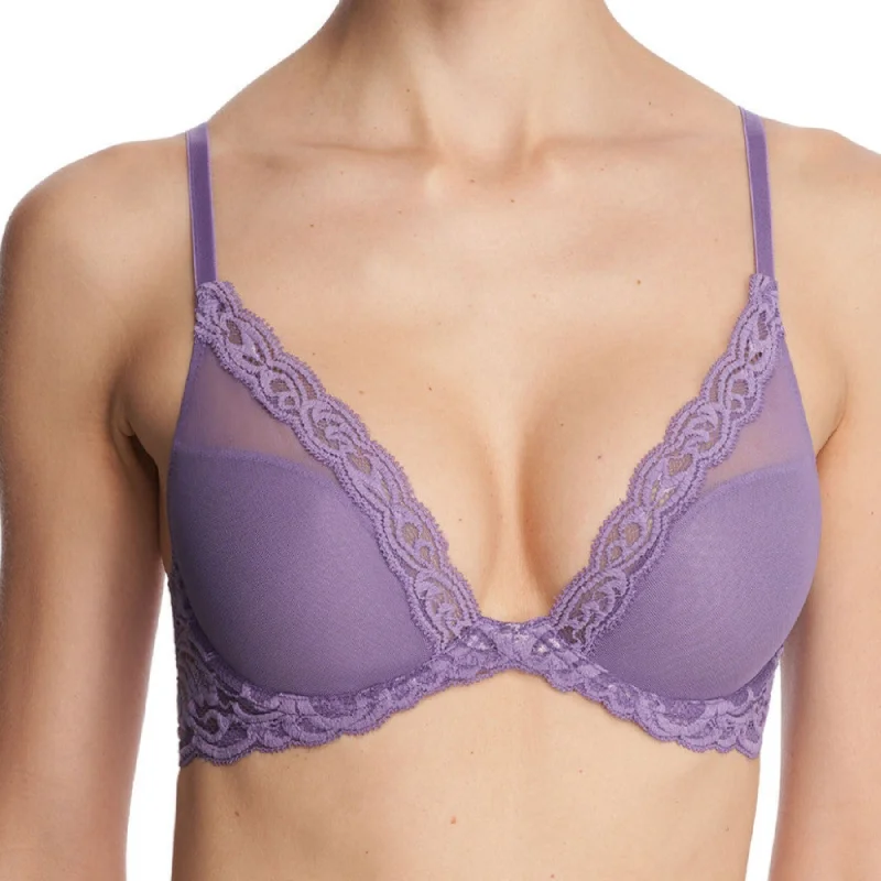 minimizer bras to reduce bust sizeFeathers Contour Plunge Bra 730023 - Purple Haze
