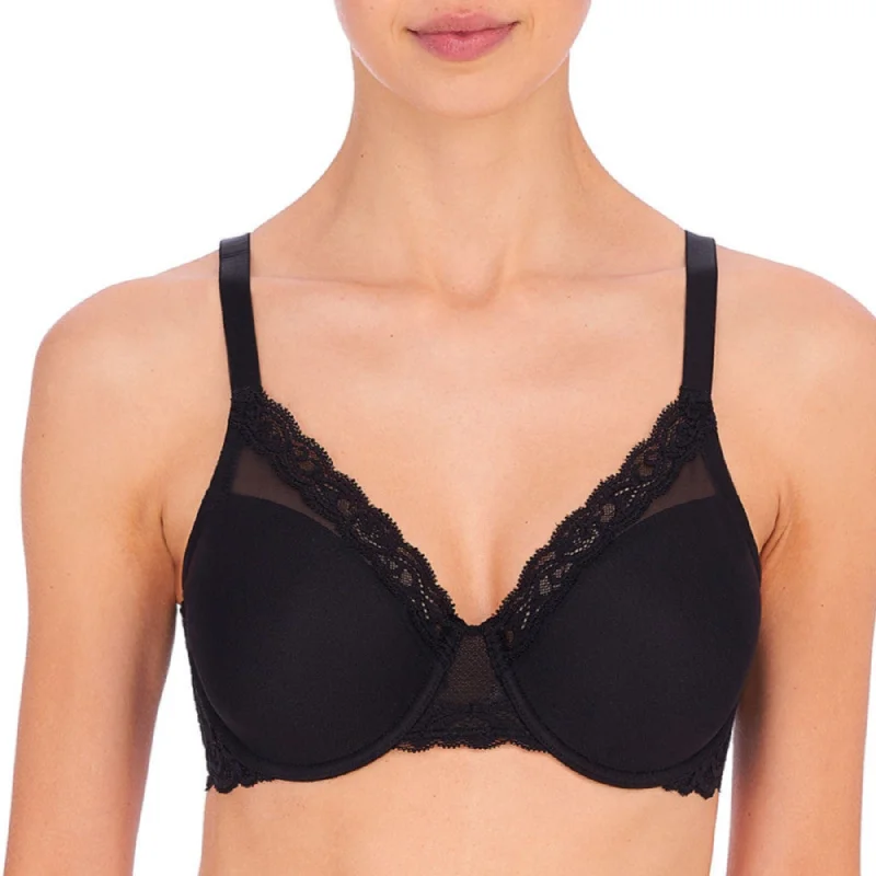 plunge t - shirt bras for a sleek appearanceFeathers Full Figure Contour Underwire Bra 741299 - Black plunge t - shirt bras for a sleek appearanceFeathers Full Figure Contour Underwire Bra 741299 - Black