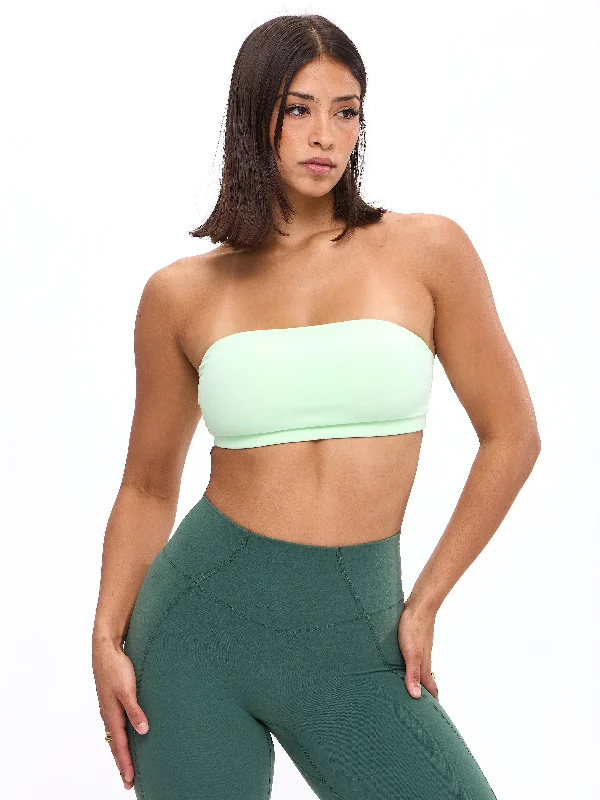 seamless wireless bras for everyday comfortAdjustable Nubre Bandeau - Honeydew
