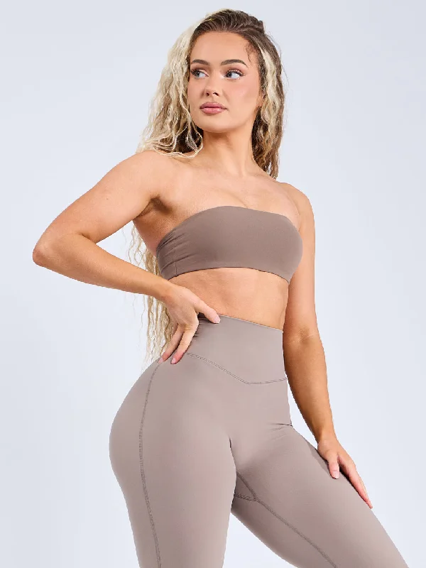 plus size bras with good supportAirknit Bandeau - Chai Latte