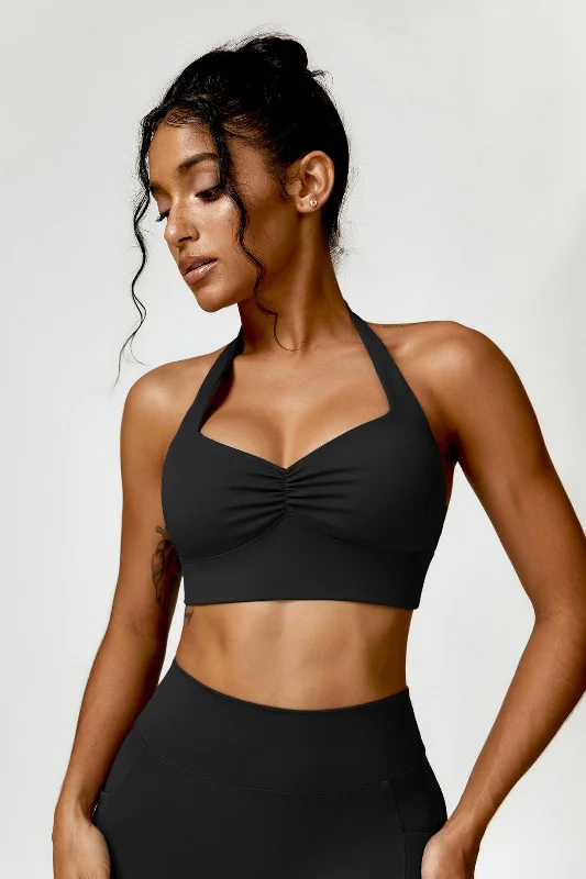 bralette sports bras for light exerciseAmber Sports Bra - Black
