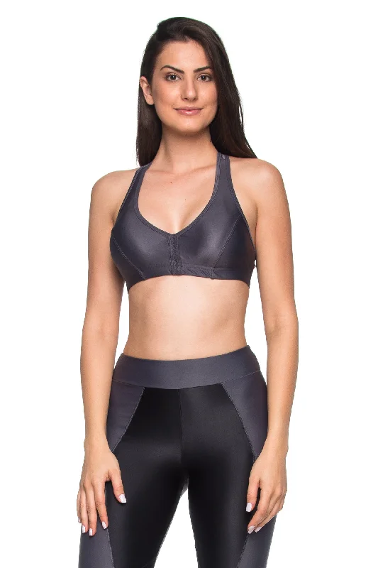 minimizer plus size bras for curvy figuresBo Ju Sport Bra - Graphite