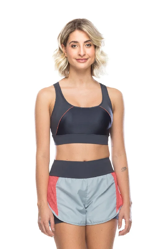 strapless lace bras for formal eventsCool Sport Bra- Graphite