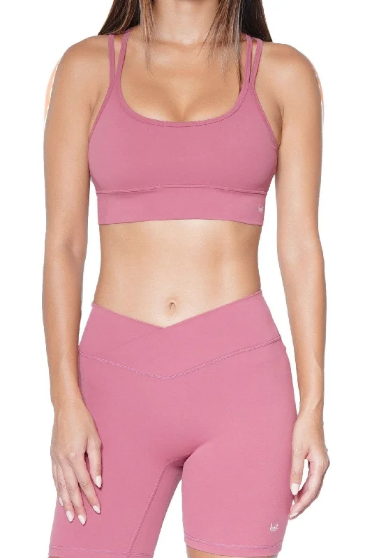 minimizer underwire bras for more controlCriss Cross Bra - Winter Rose