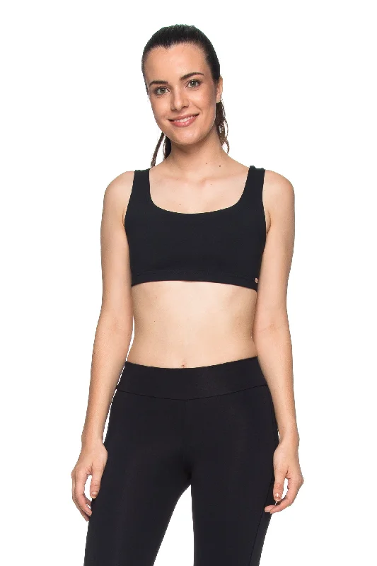 plunge push up bras for a bold look8 Sport Bra - Black