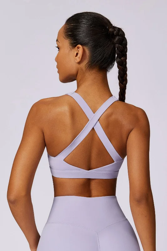 push up bras for enhanced cleavageFlex Sports Bra - Lavender