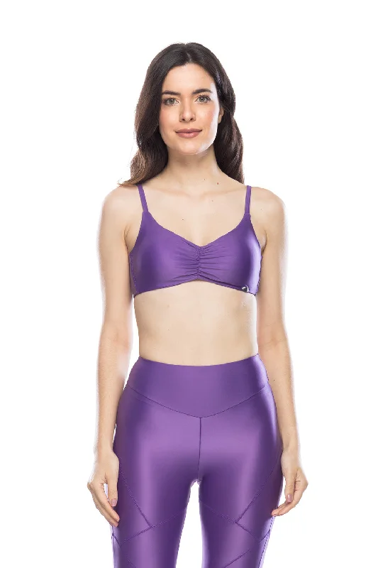 minimizer plus size bras for curvy figuresLara Sports Bra - Amethyst