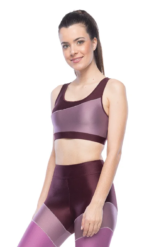 seamless backless bras for summer dressesLine Sport Bra - Dark Burgundy