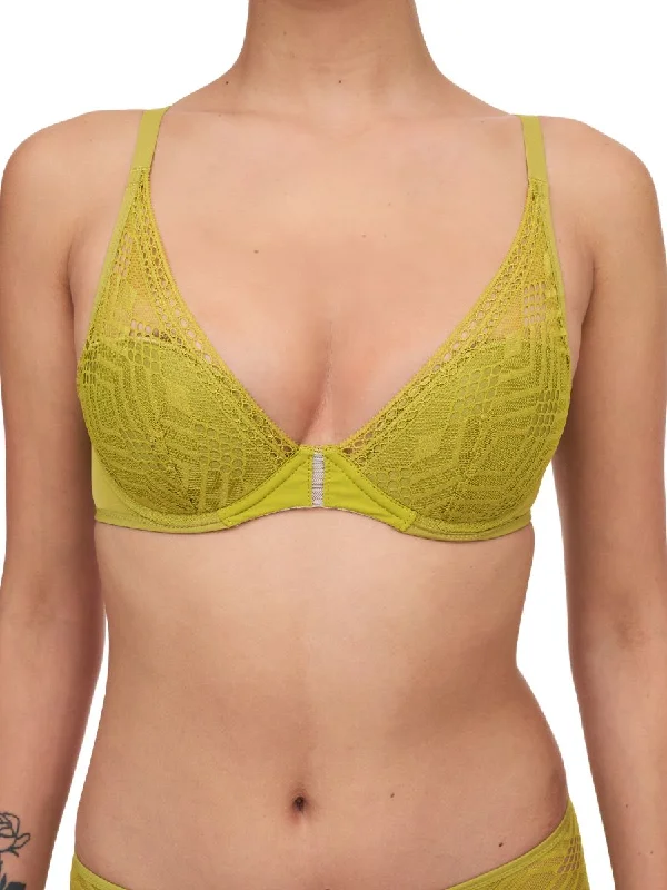 strapless lace bras for formal eventsOndine Plunge T-Shirt Bra - Pearl Green