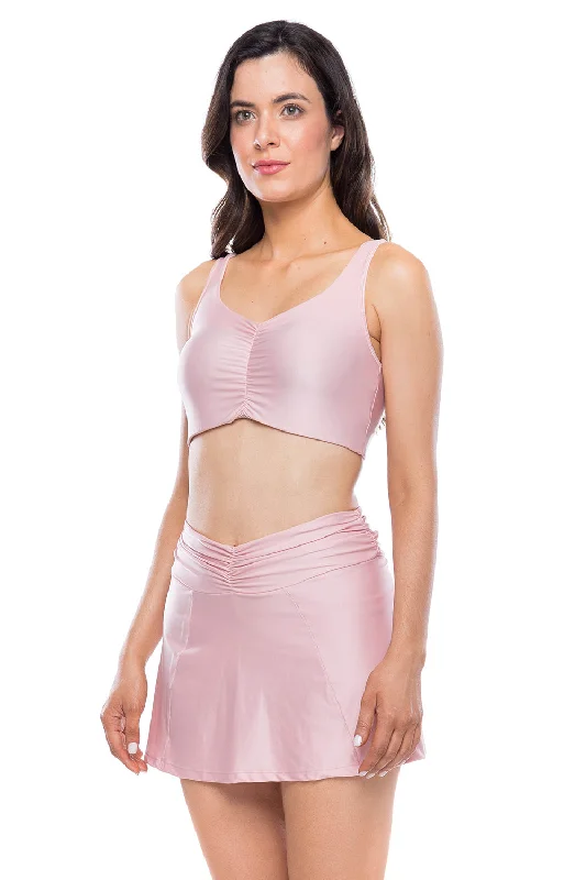balconette bras for a sexy necklinePlier Sport Bra - Nude Pink