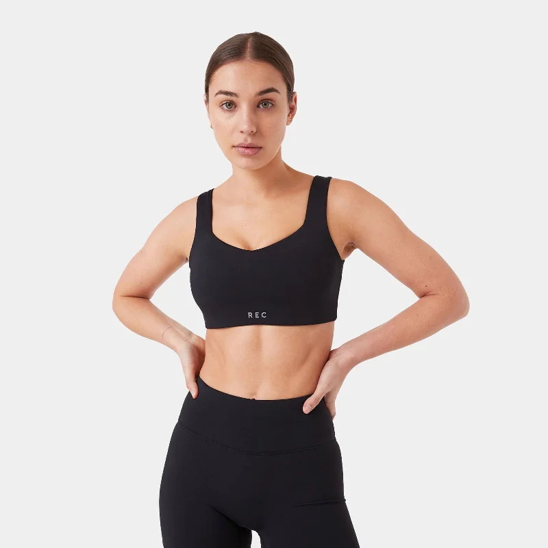 sports bras for high impact workoutsREC GEN - PROform Sport Crop Black
