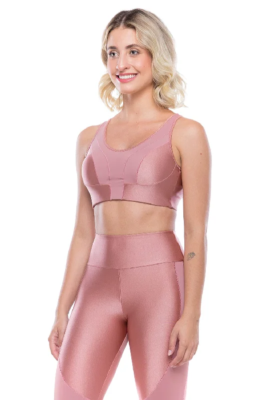t - shirt bras for a smooth look under clothesRun Style Sport Bra - Dark Nude