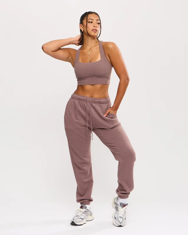 plus size bralette bras for comfortThreads Jogger Sweatpant - Mocha Berry