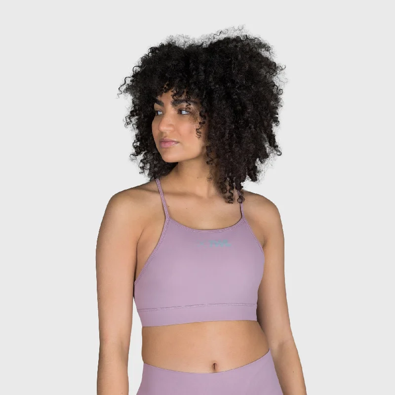 lace bras for a romantic lookTWL - WOMEN'S FLEET BRA - LILAC CHALK
