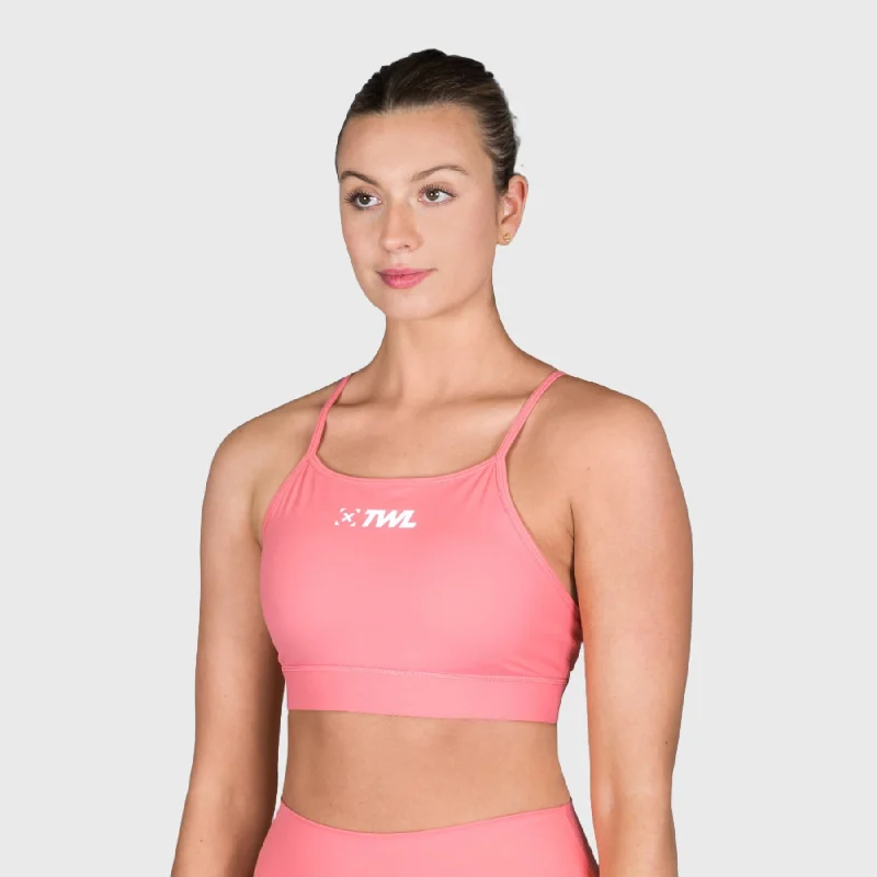 seamless bras for invisible under clothesTWL - WOMEN'S FLEET BRA - SWEET CORAL