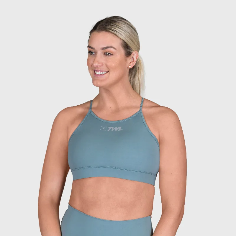 wireless bras for a natural feelTWL - WOMEN'S FLEET BRA - TROOP BLUE