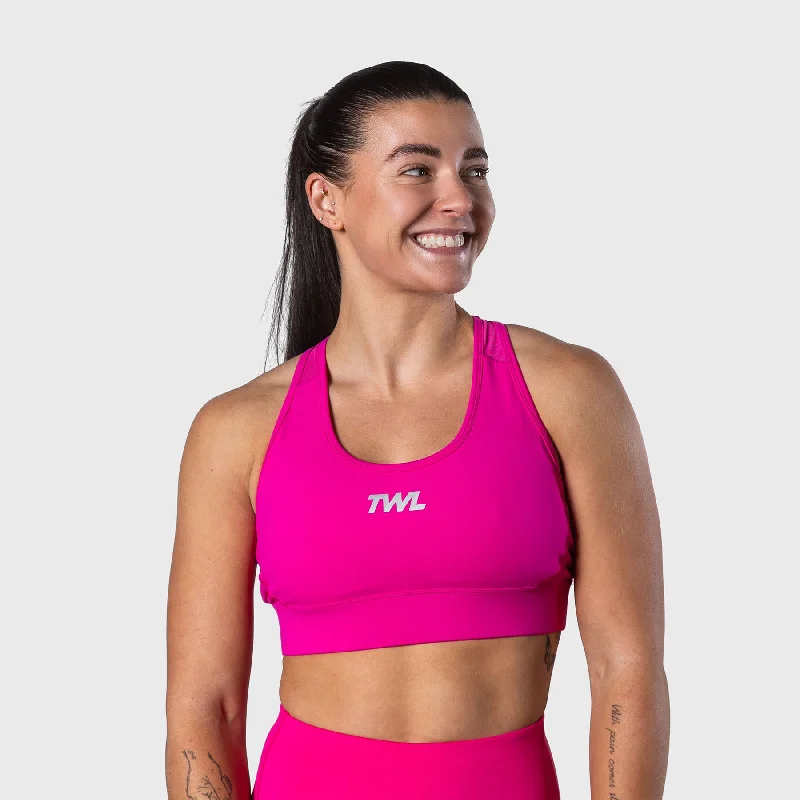 seamless bras for invisible under clothesTWL - WOMEN'S IMPACT BRA - RASPBERRY