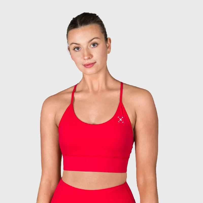 full cup padded bras for enhanced shapeTWL - WOMEN'S PULSE BRA - CRIMSON