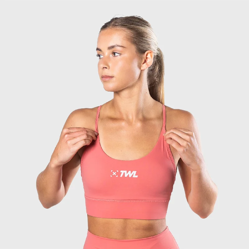 lace bras for a romantic lookTWL - WOMEN'S PULSE BRA - SWEET CORAL