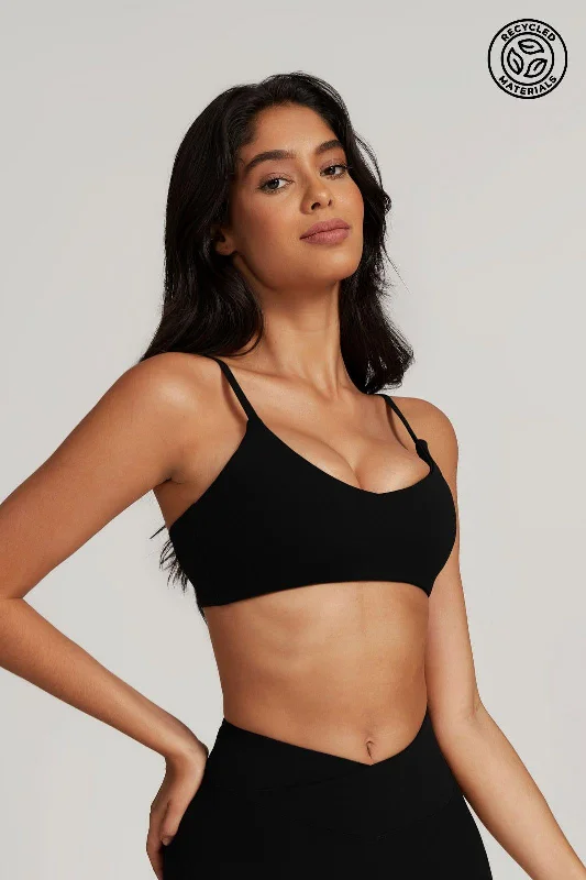 sexy backless push up brasZoe Sports Bra - Black