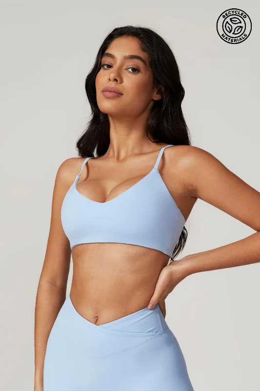 wireless bras for a natural feelZoe Sports Bra - Ice Blue
